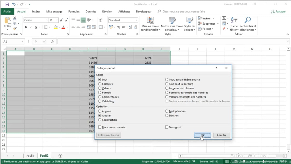 MEILLEUR TUTO GRATUIT EXCEL 2016 Avancé Effectuer des calculs simples