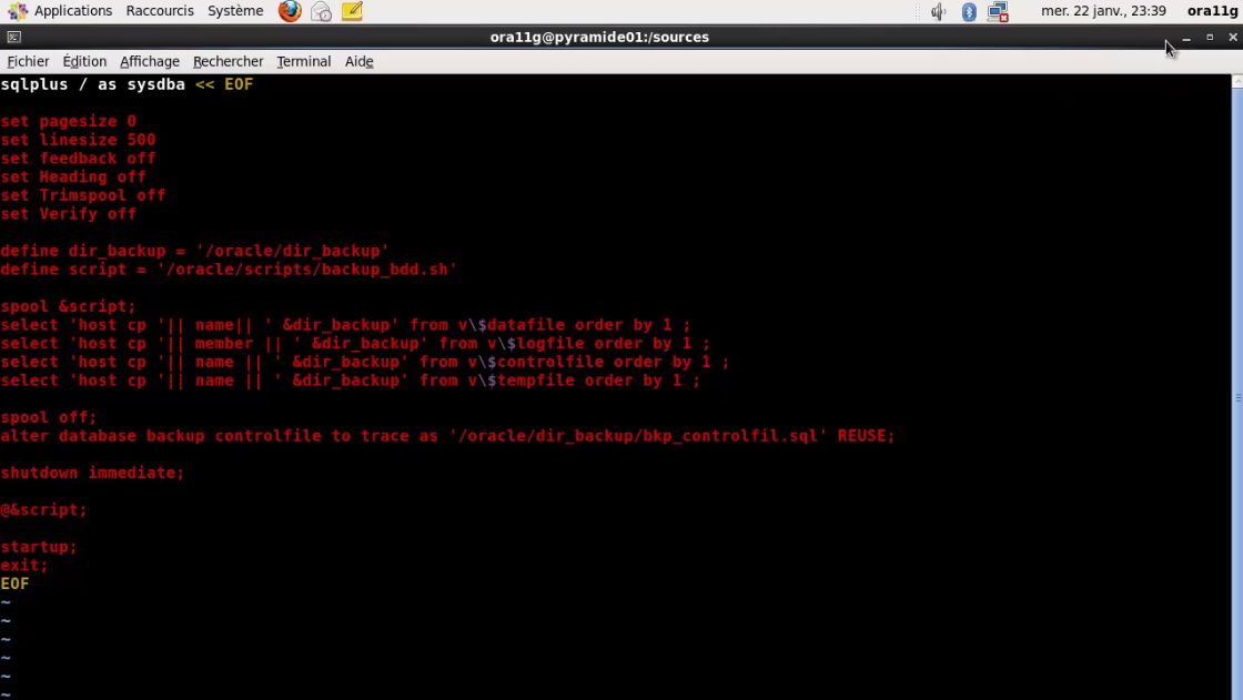 Meilleur Tuto Gratuit Oracle Database 11g Dba 1 Reussir La Certification 1z0 052 Sauvegarde A Froid Alphorm Com