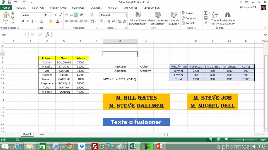 Activer Le Renvoi Automatique à La Ligne Excel MEILLEUR TUTO GRATUIT Excel 2013 : Réussir la certification MOS (77-420