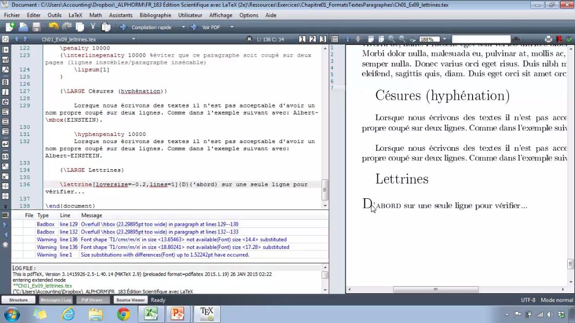 Meilleur Tuto Gratuit Latex 2e Maitriser L Edition Scientifique Lettrines Alphorm Com