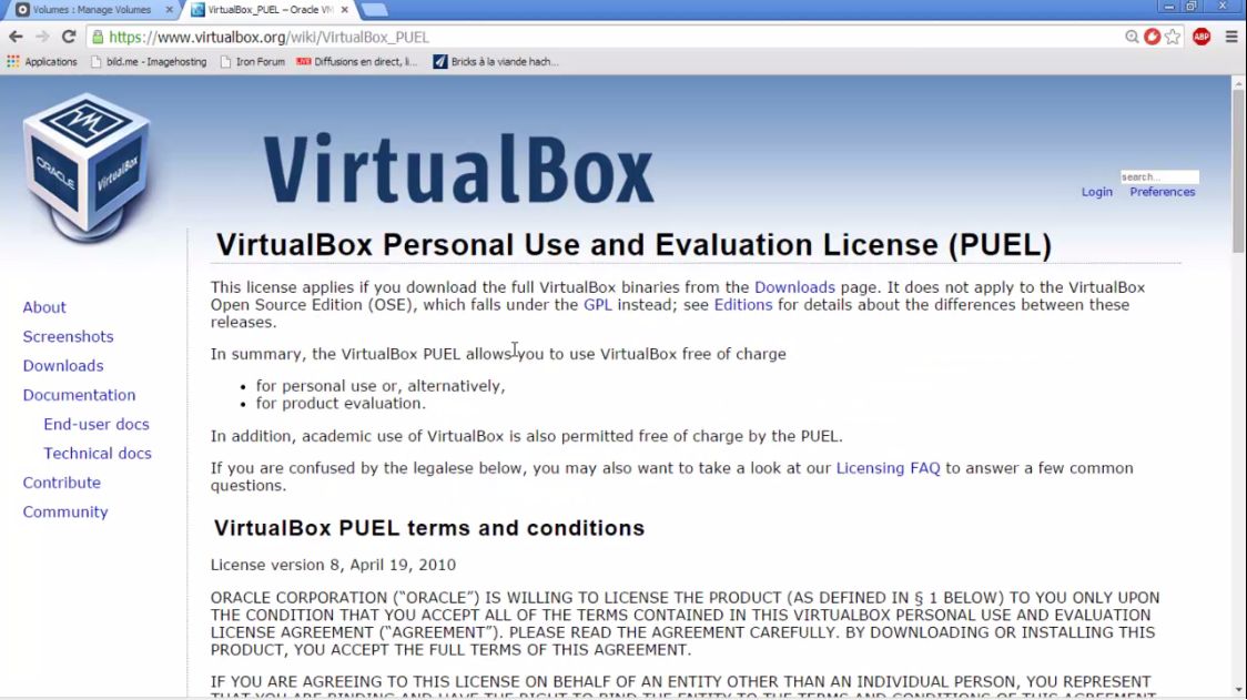 oracle virtualbox extension pack