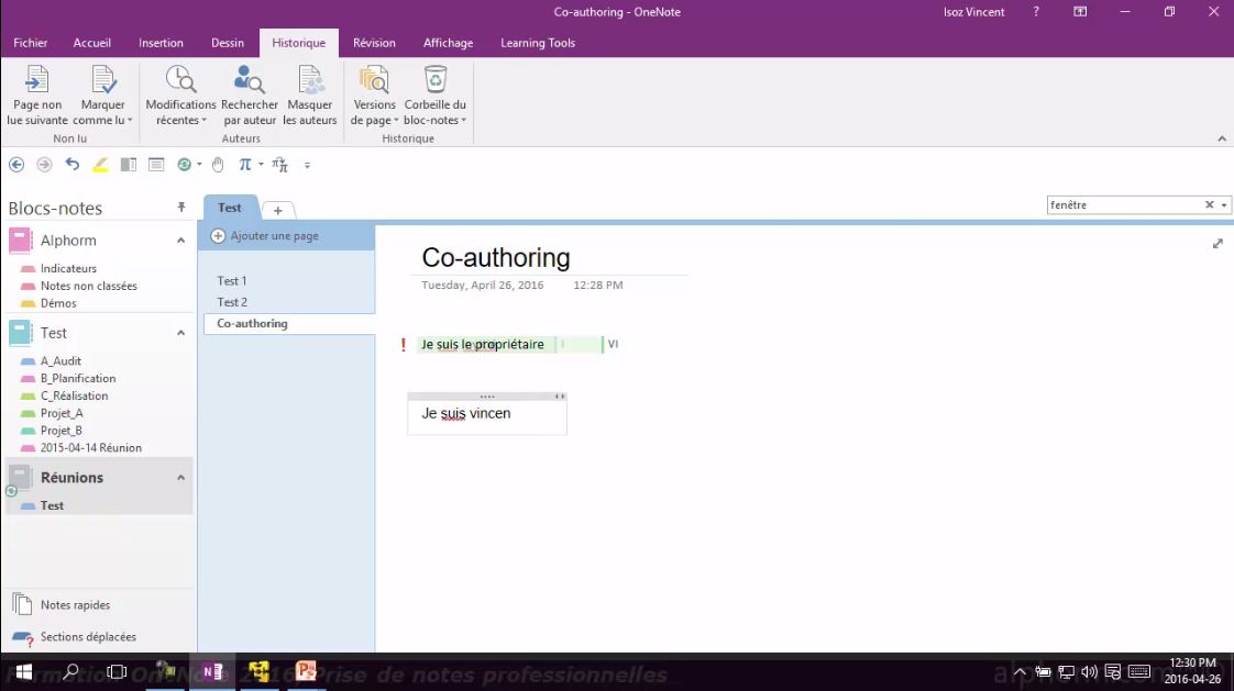 MEILLEUR TUTO GRATUIT OneNote 2016 : Maîtriser La Prise De Notes ...