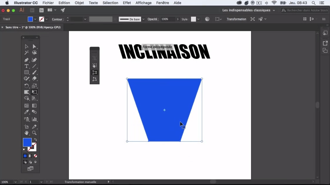 MEILLEUR TUTO GRATUIT Adobe Illustrator  CC Outils  et 