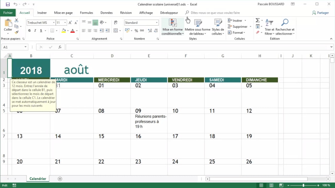 Combien De Feuille Contient Un Classeur Excel MEILLEUR TUTO GRATUIT EXCEL 2016 : Perfectionnement Exploiter les