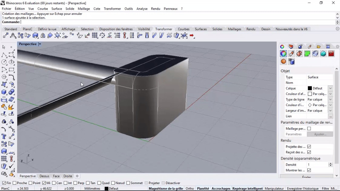 Meilleur Tuto Gratuit Rhino 3d L Essentiel Les Conges Alphorm Com