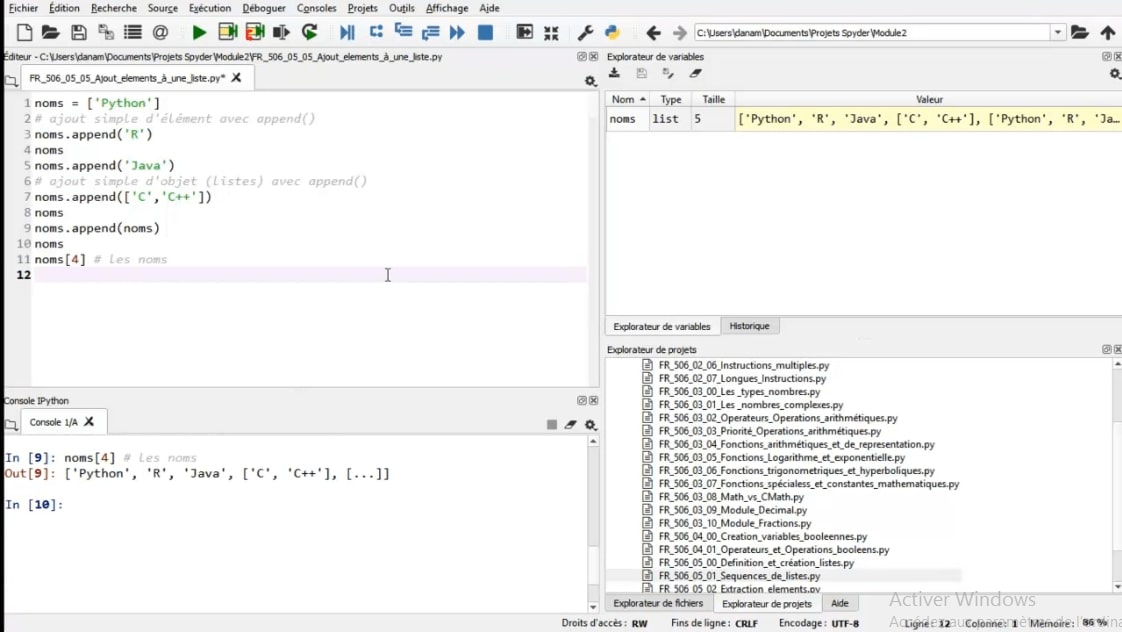 MEILLEUR TUTO GRATUIT Data science avec Python : Types de variables et ...