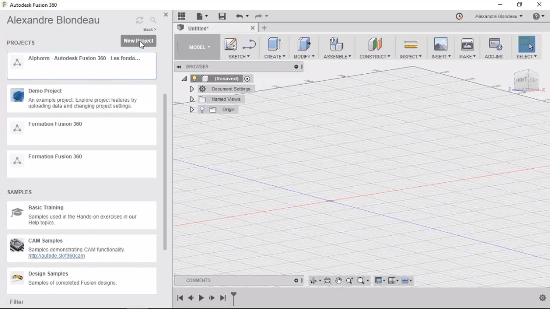 Meilleur Tuto Gratuit Fusion 360 Les Fondamentaux Presentation De Fusion 360 Alphorm Com