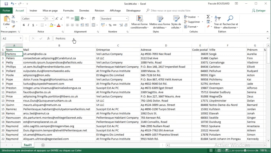MEILLEUR TUTO GRATUIT EXCEL 2016 Avancé Copier des données Excel avec