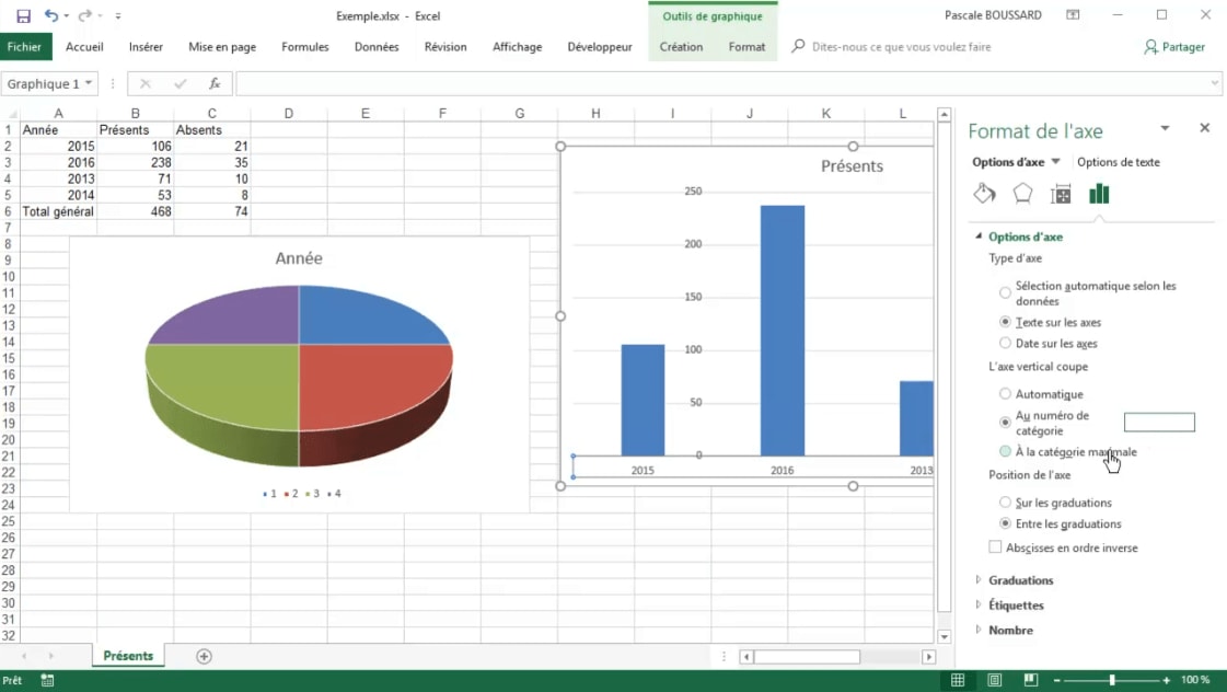 Comment Faire Un Graphique Sur Excel Avec Abscisse Et Ordonnée