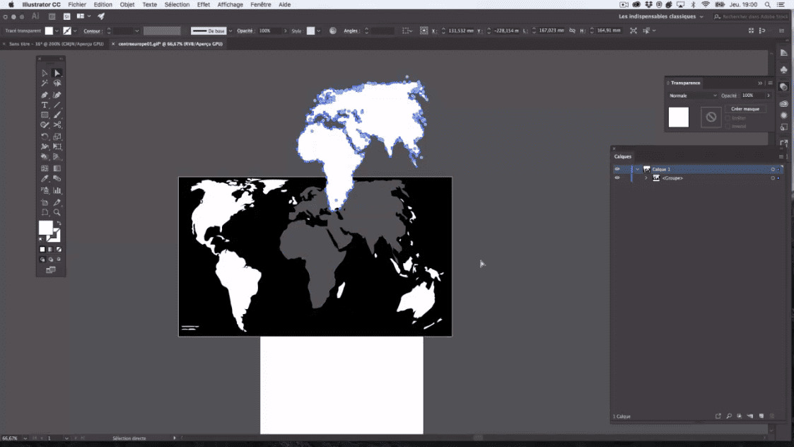 Meilleur Tuto Gratuit Adobe Illustrator Cc 2018 Ateliers Creatifs Vectorisation Dynamique Du Planisfere Alphorm Com