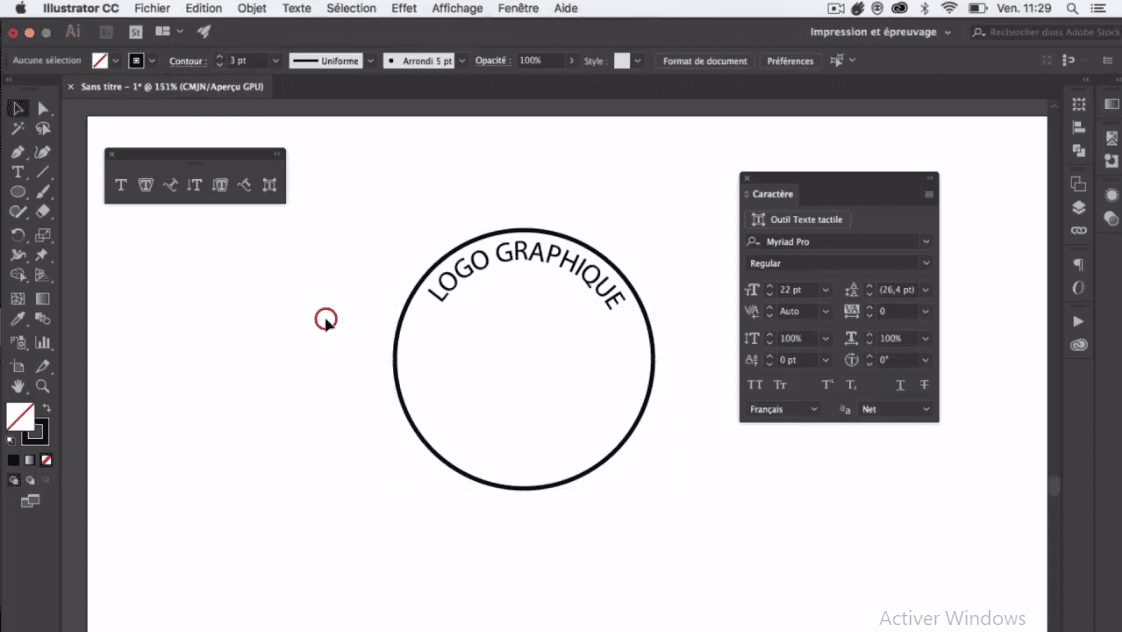 tutoriel infographique illustrateur de base en ligne fsa