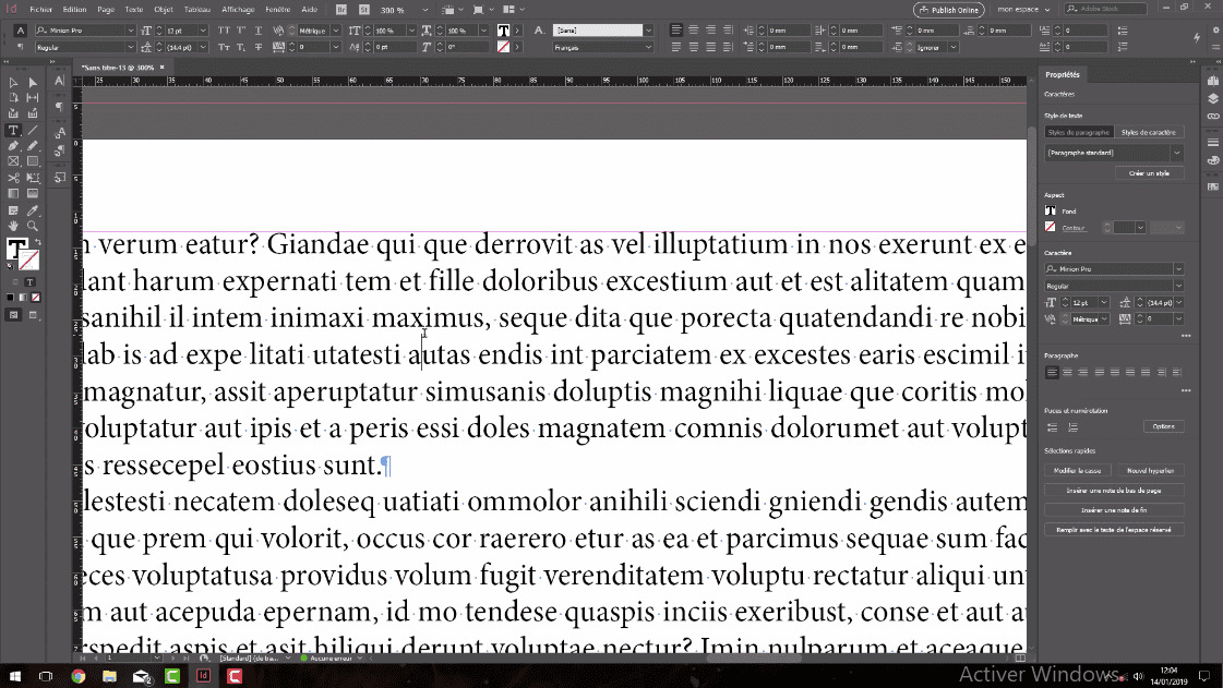 MEILLEUR TUTO GRATUIT Adobe Indesign CC 2019 L'essentiel La ligature