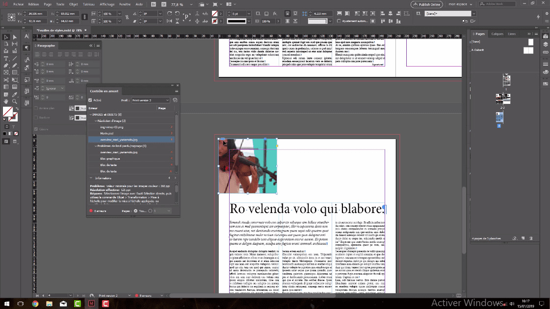 indesign pre activated 2019