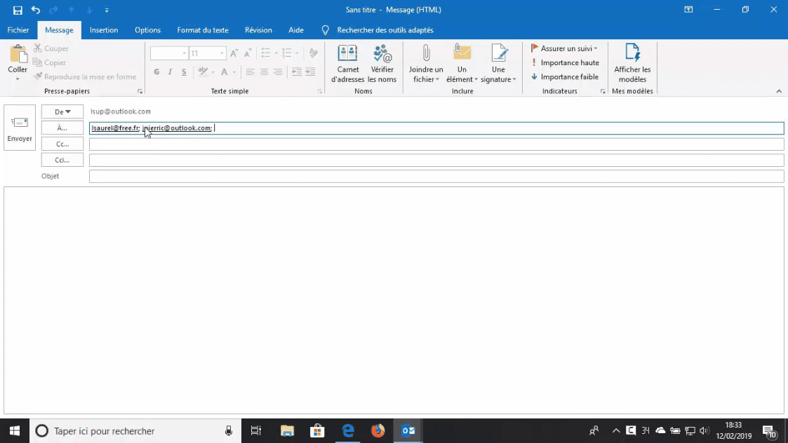 Envoyer Un Mail à Plusieurs Destinataires En Cachant Les Adresses