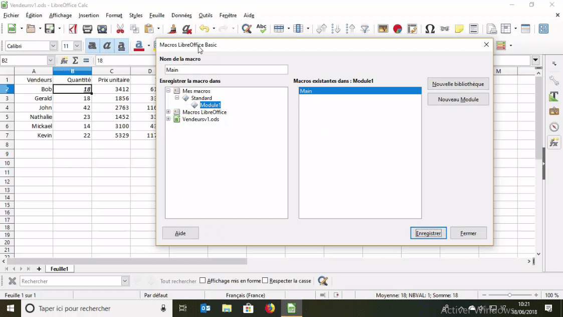 MEILLEUR TUTO GRATUIT LibreOffice Calc L'essentiel Macros