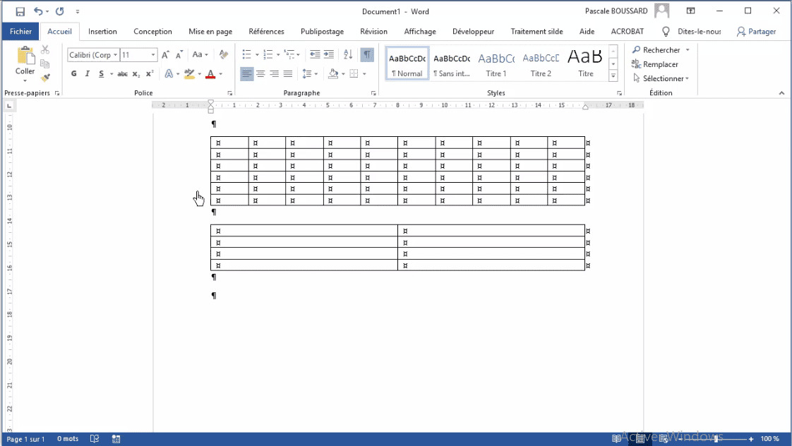 Comment Répéter La Première Ligne D Un Tableau Dans Word