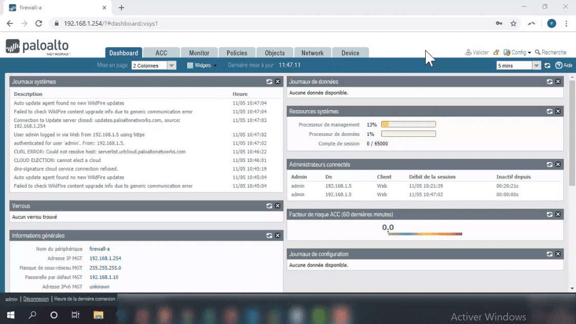 MEILLEUR TUTO GRATUIT Palo Alto Installation et configuration de base