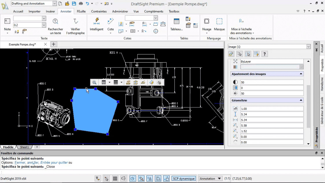 tuto draftsight 2016