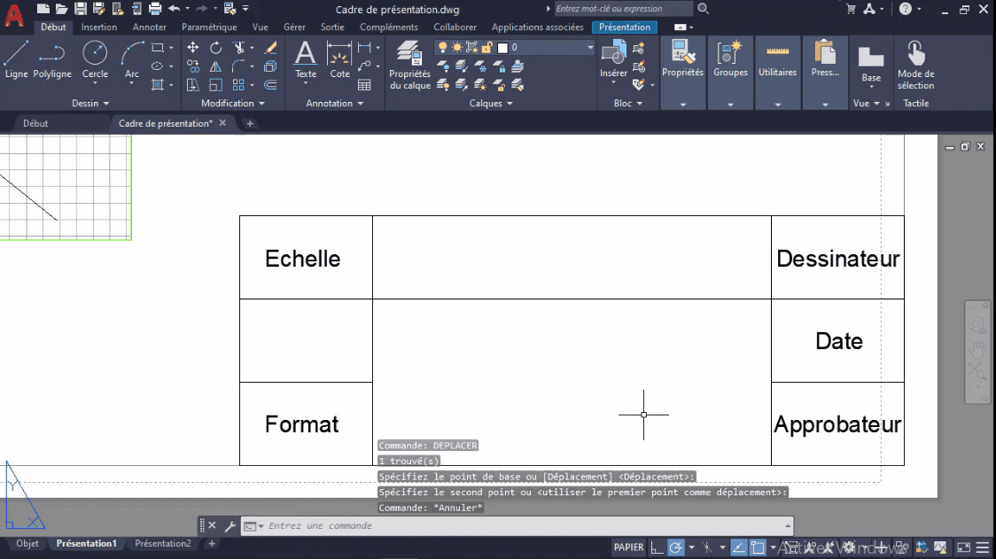 Inserer Page De Garde Une Liste De Presentation Autocad MEILLEUR TUTO GRATUIT AutoCAD 2021 : Les fondamentaux Création d'un