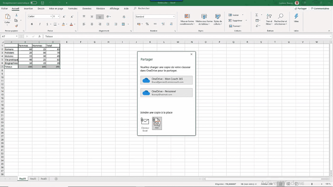 comment imprimer un document excel en entier