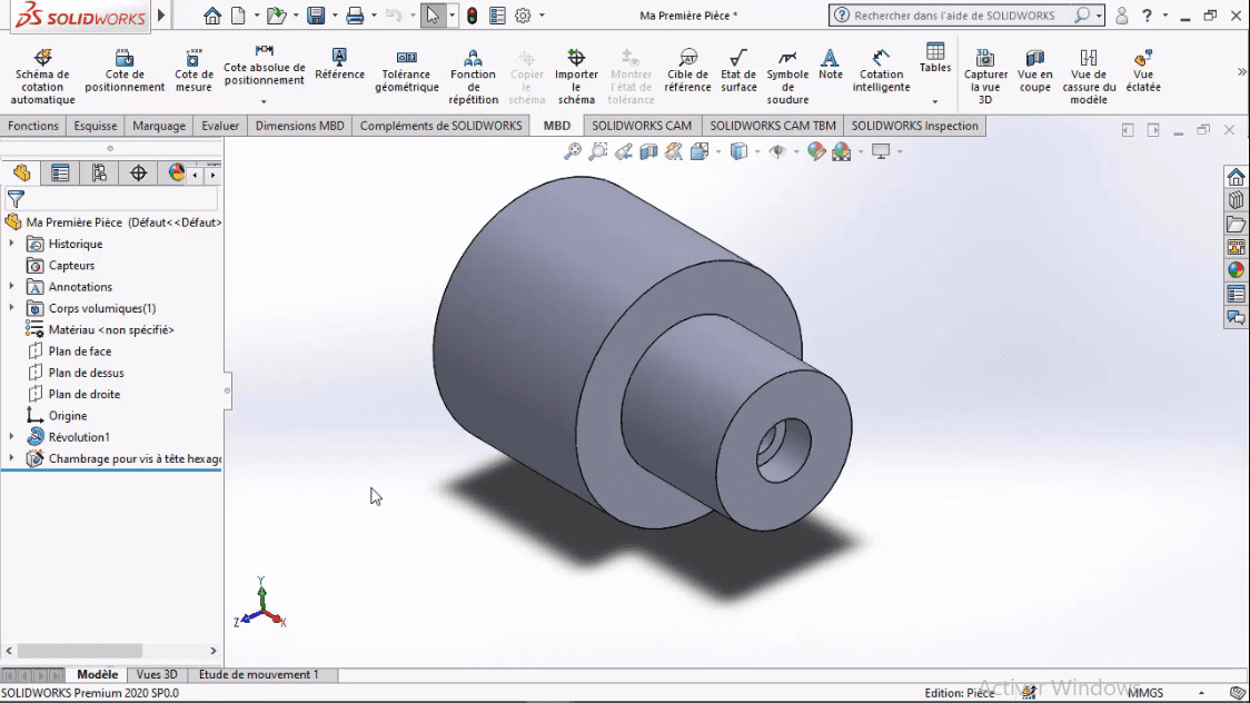 2017 Aide de SOLIDWORKS - Relations d'esquisse dans les esquisses 3D