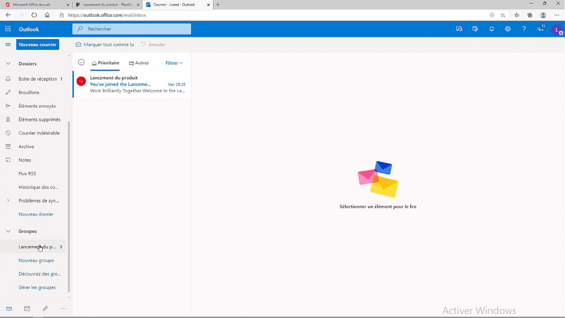 MEILLEUR TUTO GRATUIT Microsoft Planner L'essentiel Notification des