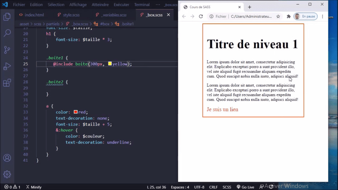 MEILLEUR TUTO GRATUIT CSS  Niveau Perfectionnement Appeler une mixin