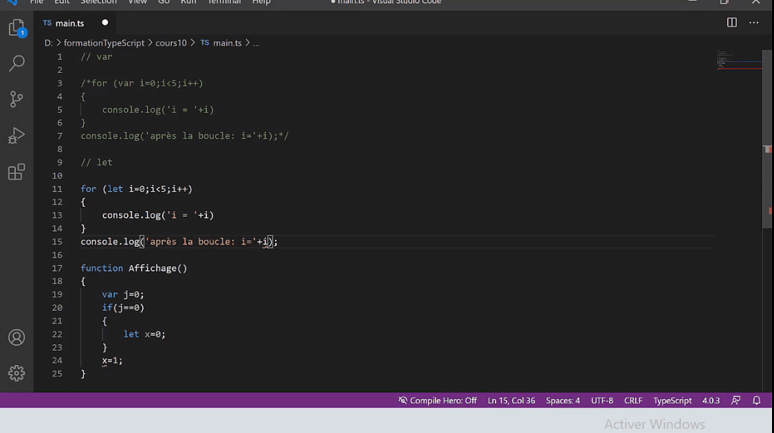 MEILLEUR TUTO GRATUIT Angular 11 Les bases indispensables Déclaration