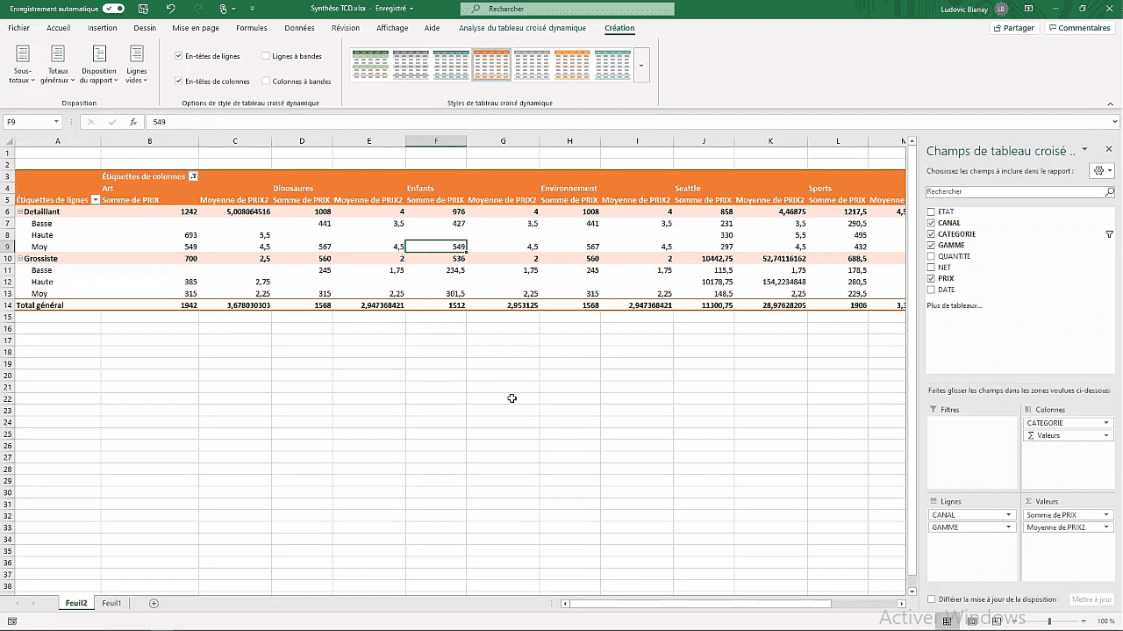 Meilleur Tuto Gratuit Excel 2019 Niveau Expert Synthèse Tcd 5147