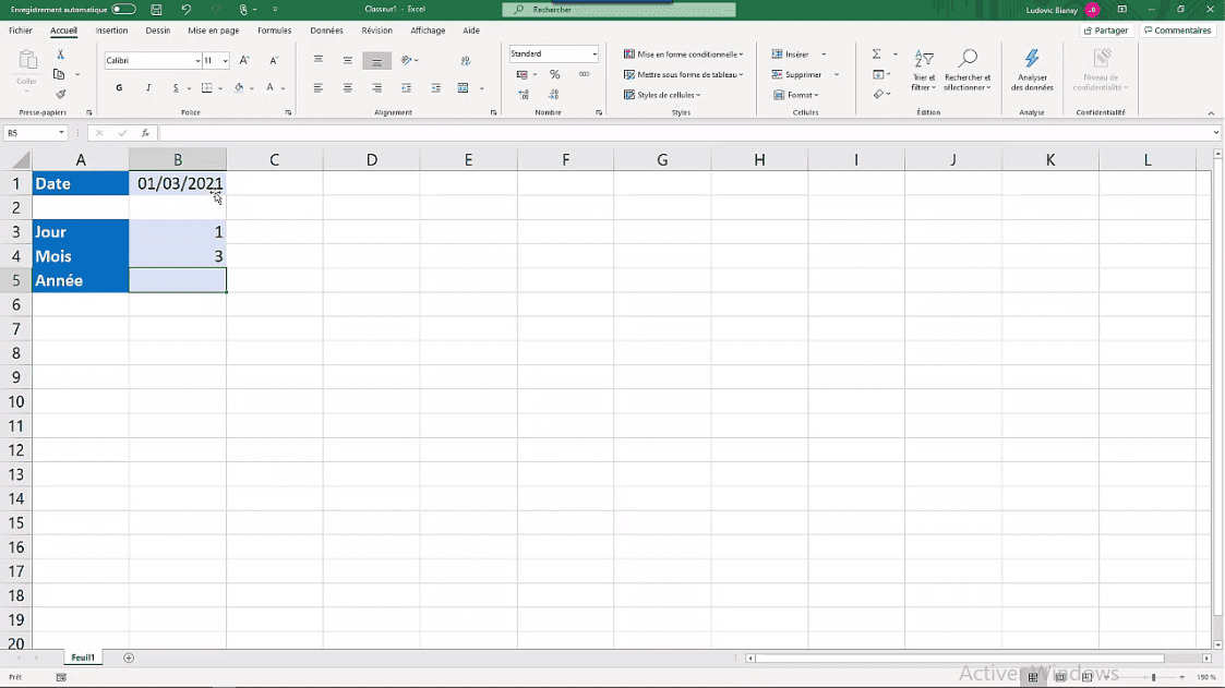 MEILLEUR TUTO GRATUIT Excel 2019 : Niveau Expert Formules JOUR MOIS Et ...