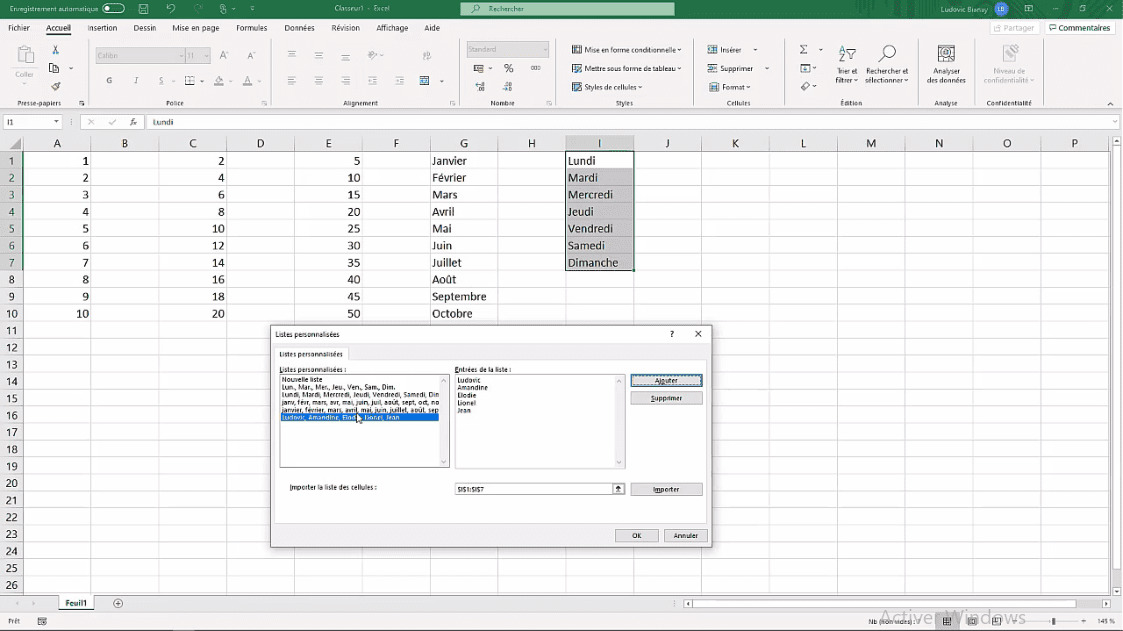 MEILLEUR TUTO GRATUIT Excel 2019 : Niveau Expert Créer Une Série ...