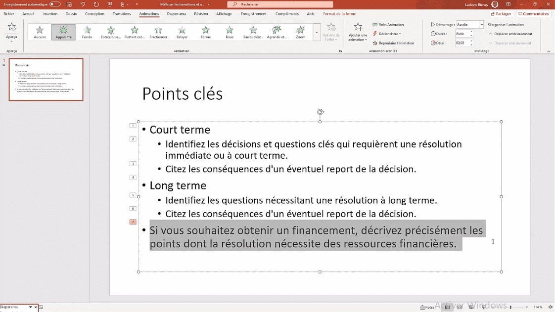 Meilleur Tuto Gratuit Powerpoint Niveau Operationnel Synth Se Ma Triser Les Transitions