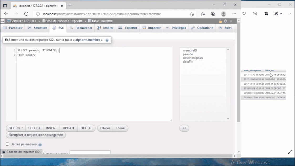 MEILLEUR TUTO GRATUIT PhpMyAdmin MySQL Gestion Des Bases De Donn es 