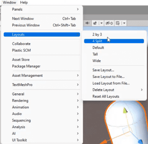 Personnalisation des layouts Unity pour développeurs