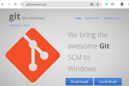 Logo Git pour Windows et options de téléchargement