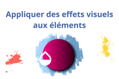 Illustration artistique avec effets Tailwind CSS
