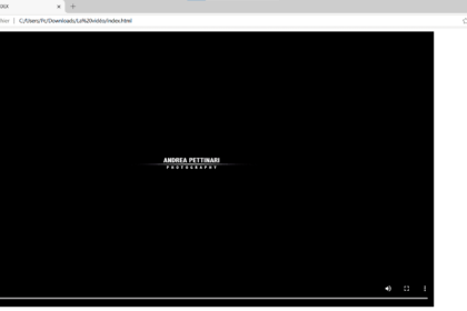 Player vidéo HTML affichant une interface utilisateur