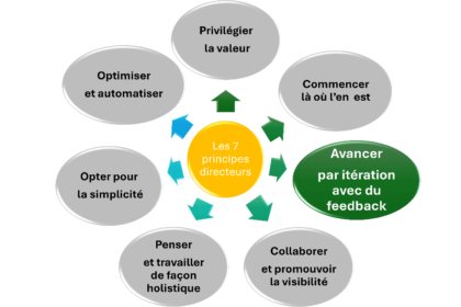 Diagramme des 7 principes directeurs ITIL