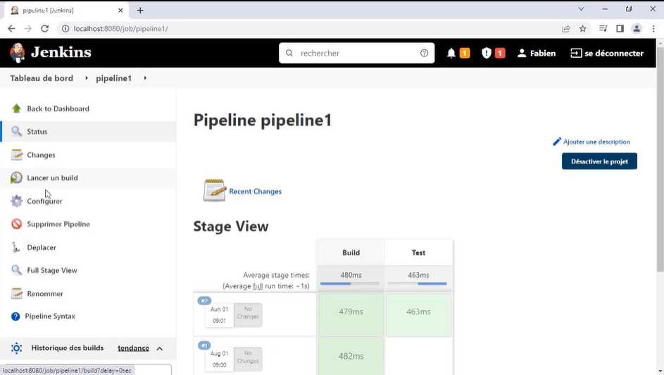 Formation Jenkins et Spring Boot